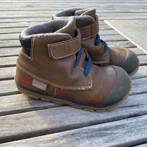 See Kai Run Lennon Waterproof Brown Leather Boot